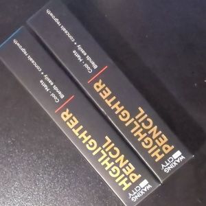 NIB Waxing The City Highlighter Pencils (2) - Cool Matte